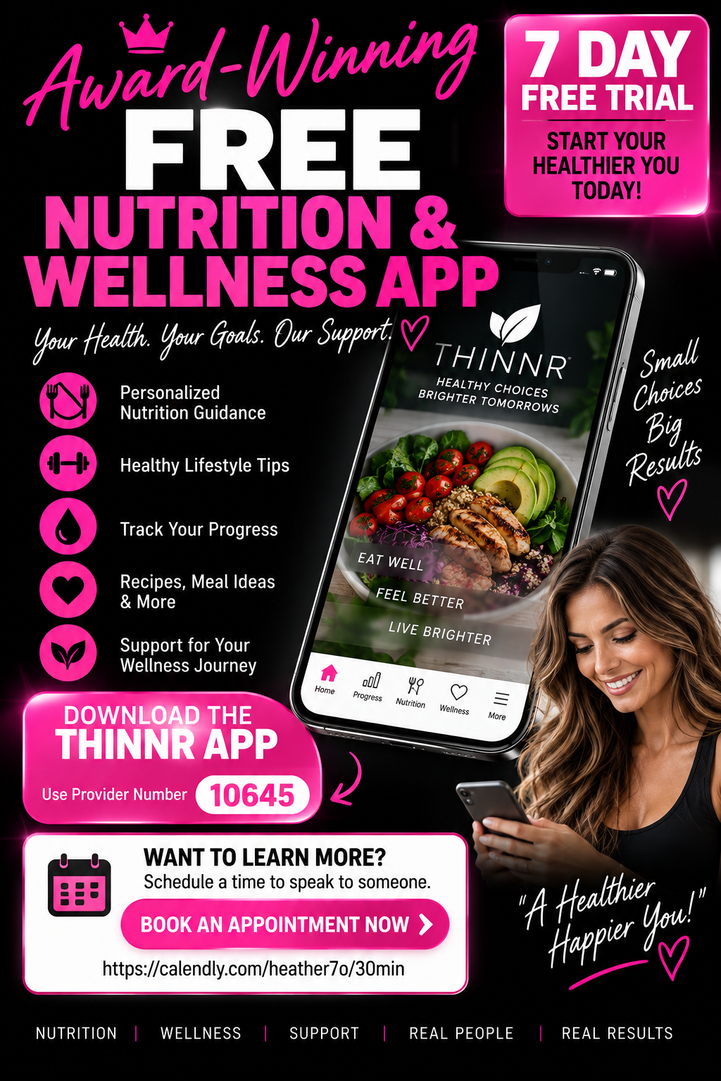 FREE! Award Winning Weight Loss App FREE! 7-Day Trail