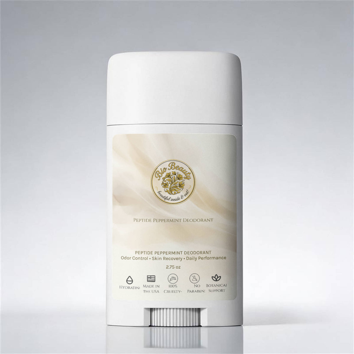 2 Pack Peptide Peppermint Deodorant