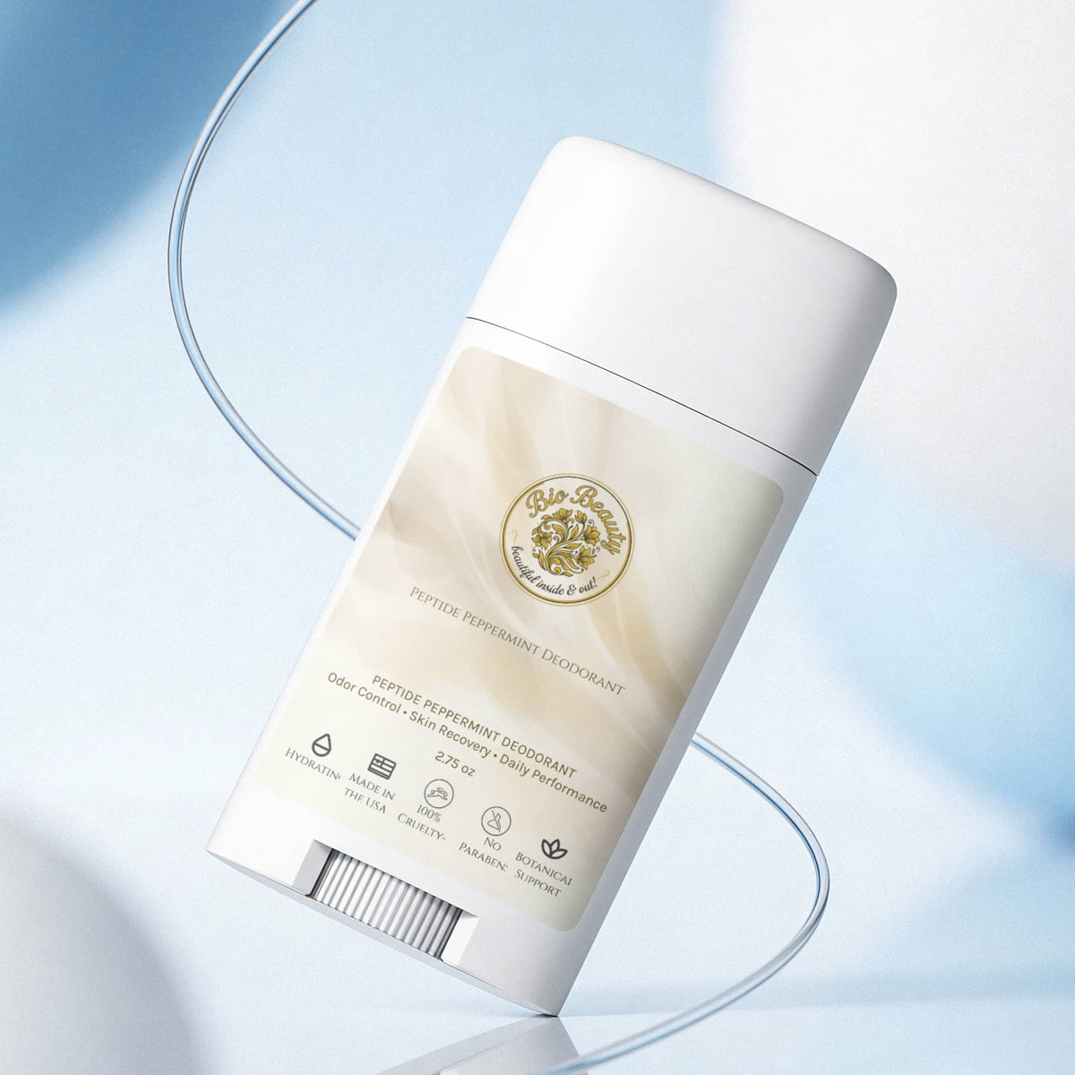 2 Pack Peptide Peppermint Deodorant