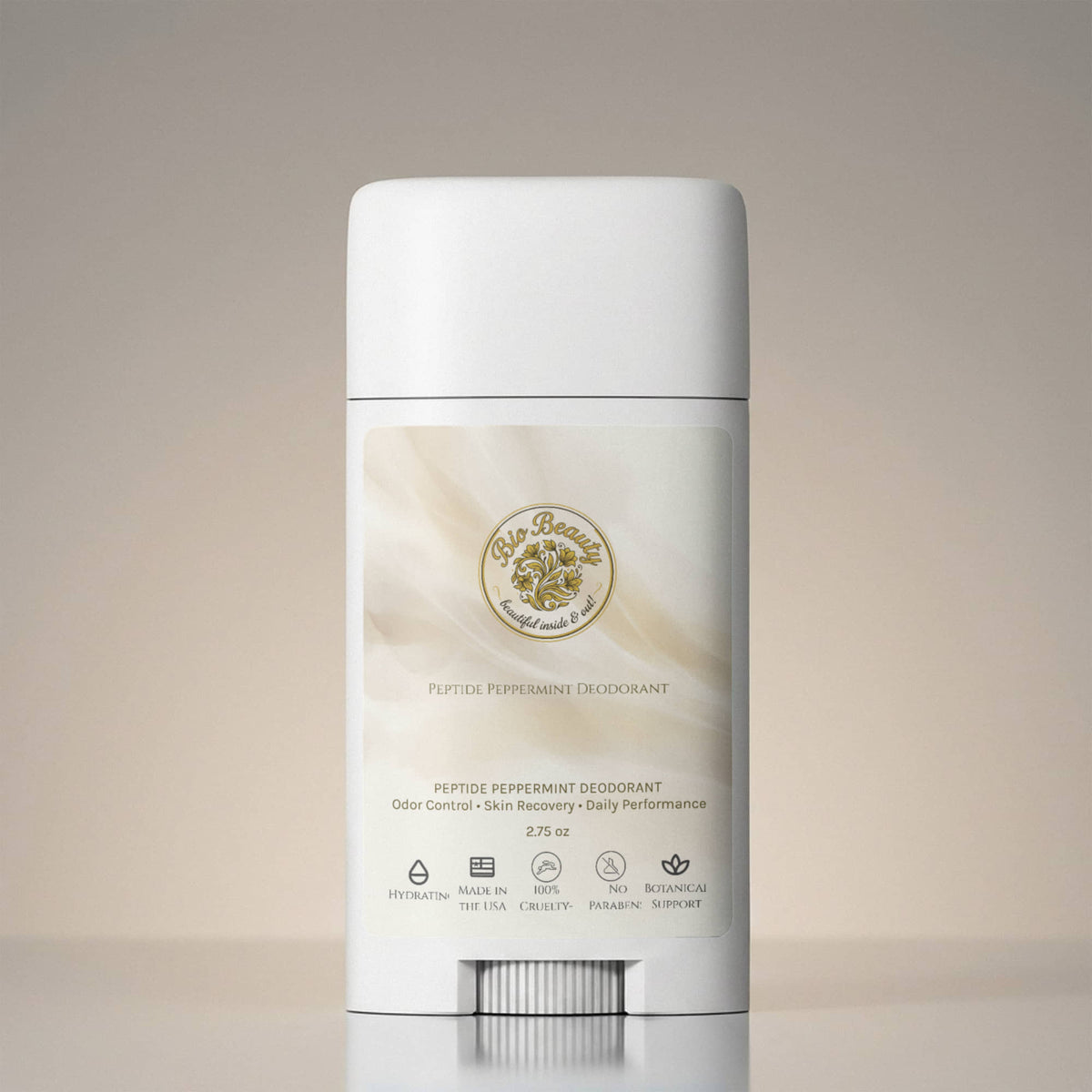 2 Pack Peptide Peppermint Deodorant