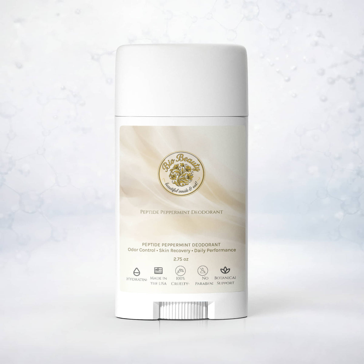 2 Pack Peptide Peppermint Deodorant