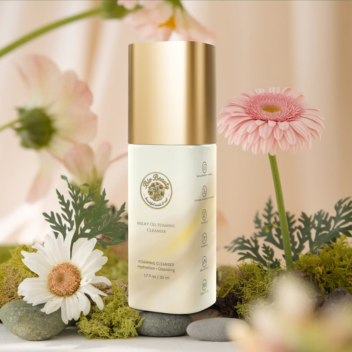 Milky Oil Foaming Cleanser Gold Cap