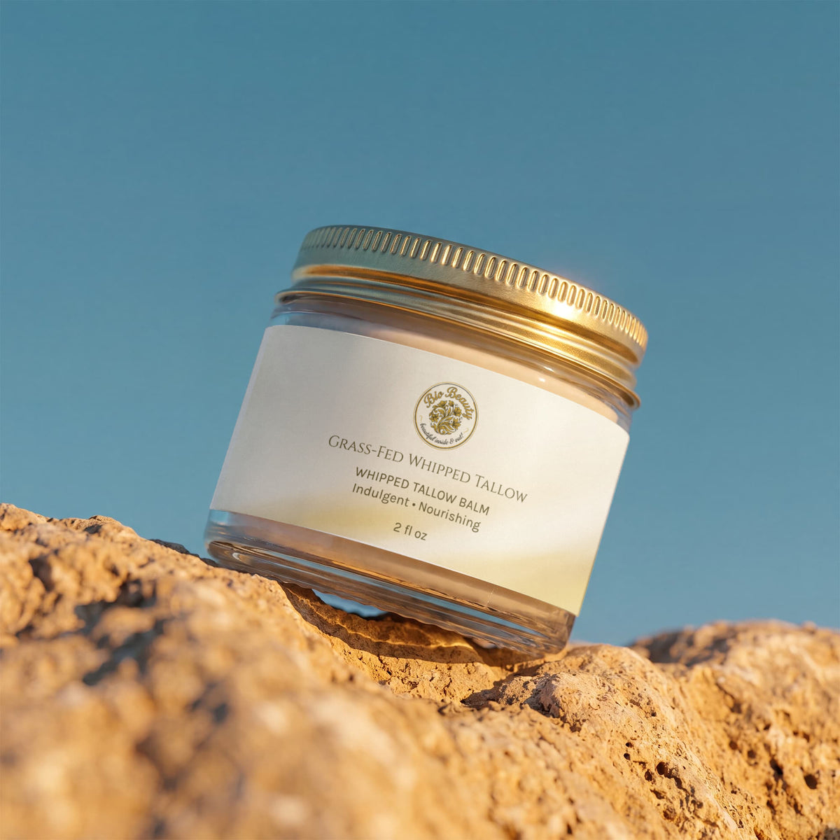 Whipped Grass-Fed Tallow Balm with Vanilla Bean