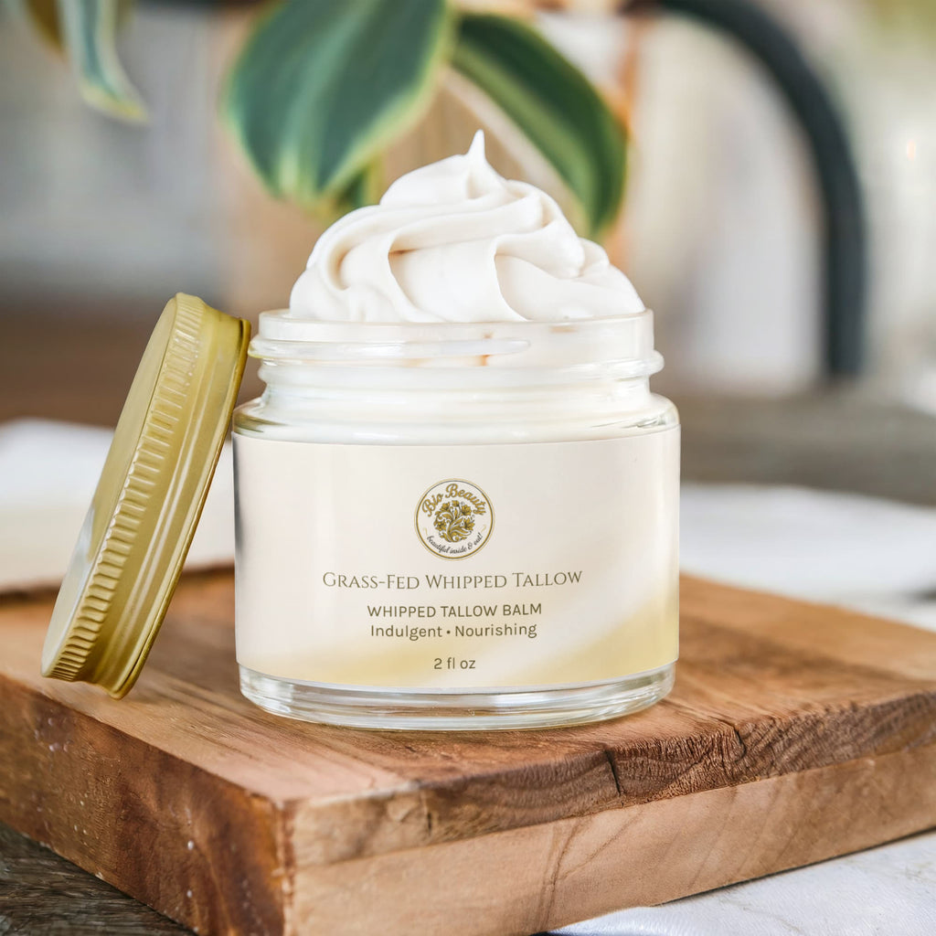 Whipped Grass-Fed Tallow Balm with Vanilla Bean